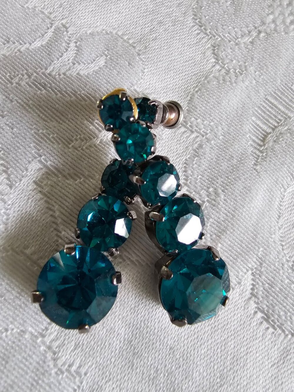 Three piece Rhinestone parure - Picture 5 of 7